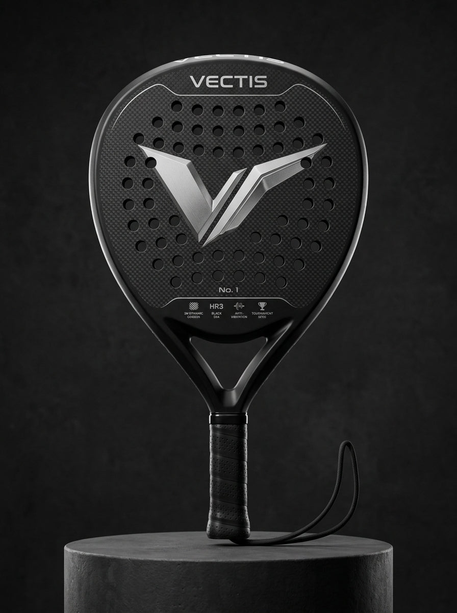 Vectis Padel No. 1 — Siyah/Gümüş